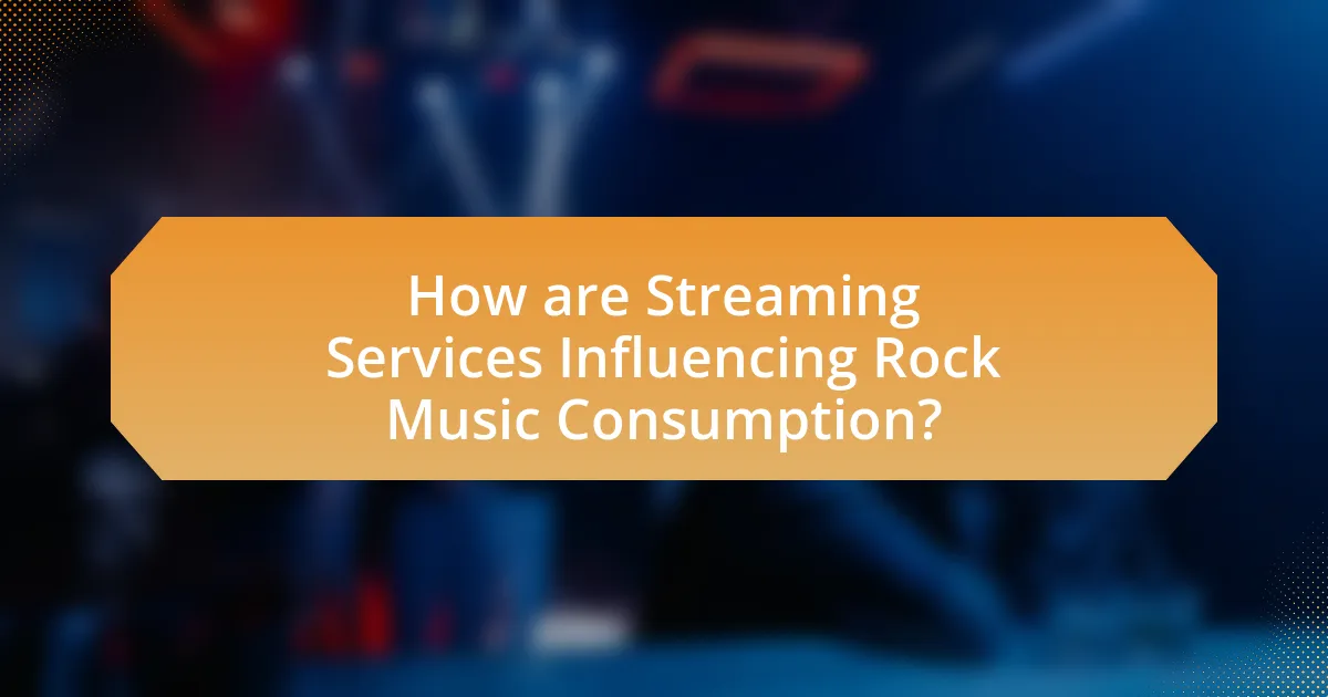 How are Streaming Services Influencing Rock Music Consumption?
